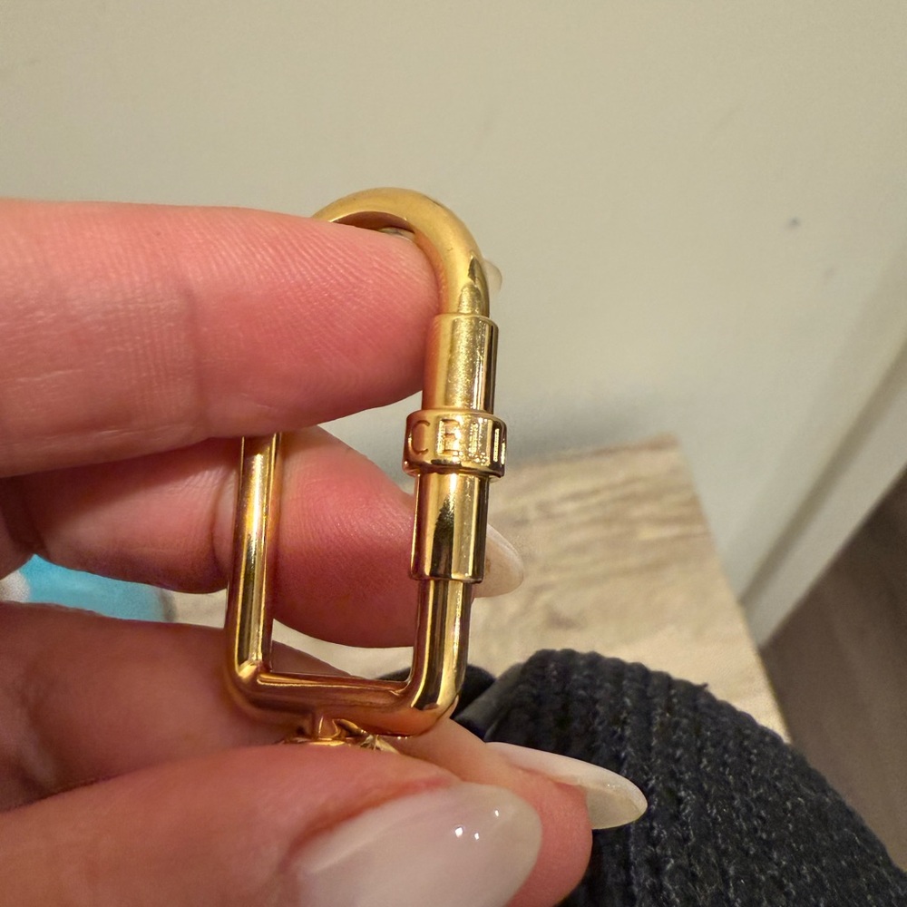 Celine Black Knit Sphere Pouch - Picture 5 of 8